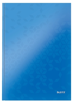 Leitz Notizbuch WOW liniert A4 80 Blatt 90g blau.
