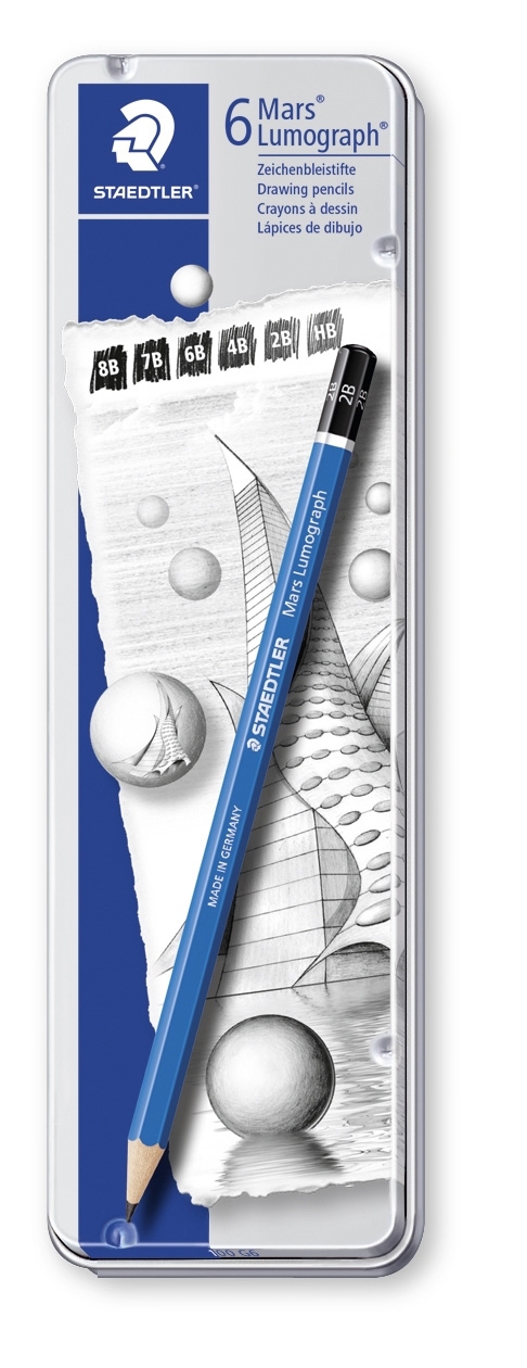 Staedtler Bleistift Mars Lumograph HB (6)