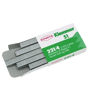 Rapid Heftklammern 221/4 verzinkt (2000)