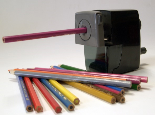 Büngers Bleistiftspitzer, Schreibtischmodell, schwarz