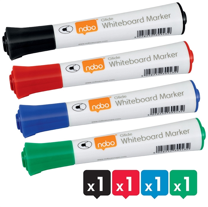 Nobo WB Marker Glide rund 3mm sort (4)