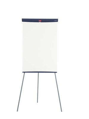 Nobo Flipchart-Ständer Basic, bodenstehend, mit 3 Beinen, lackiert, magnetische Whiteboard-Oberfläche.