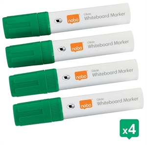 Nobo WB Marker Glide Jumbo schräg 10 mm grün (4)
