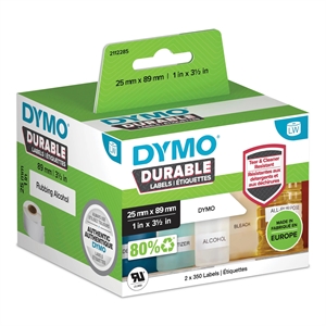 Dymo LabelWriter Strapazierfähige Etiketten 25 x 89 mm. Rolle mit 700 Etiketten Stk.