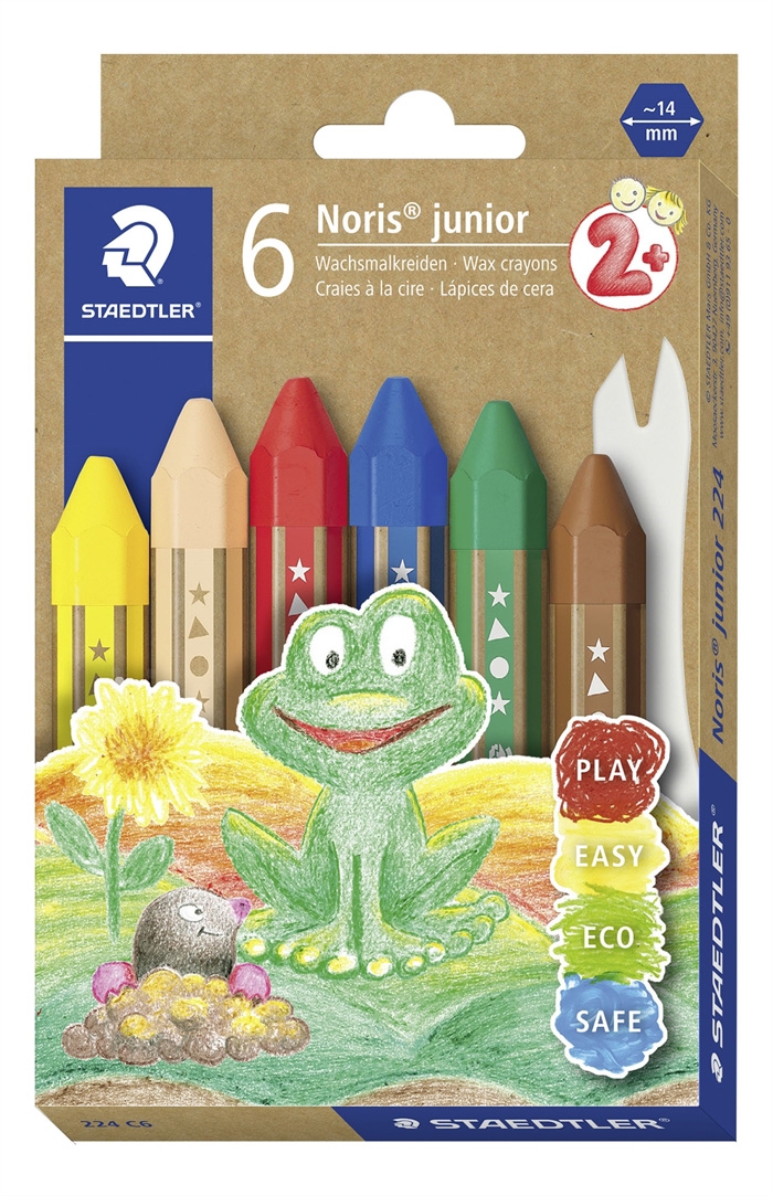 Staedtler Wachsmalstifte Noris Junior, Set (6)