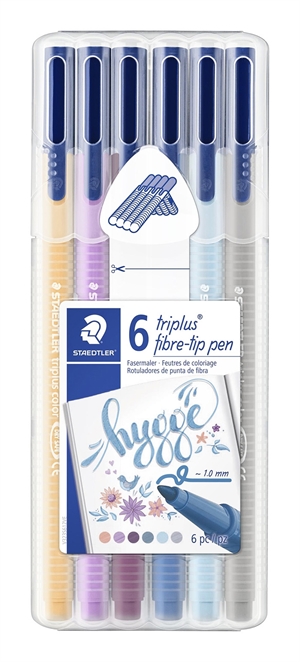 Staedtler Fiberpen Triplus Color 1,0mm Hygge Set (6)