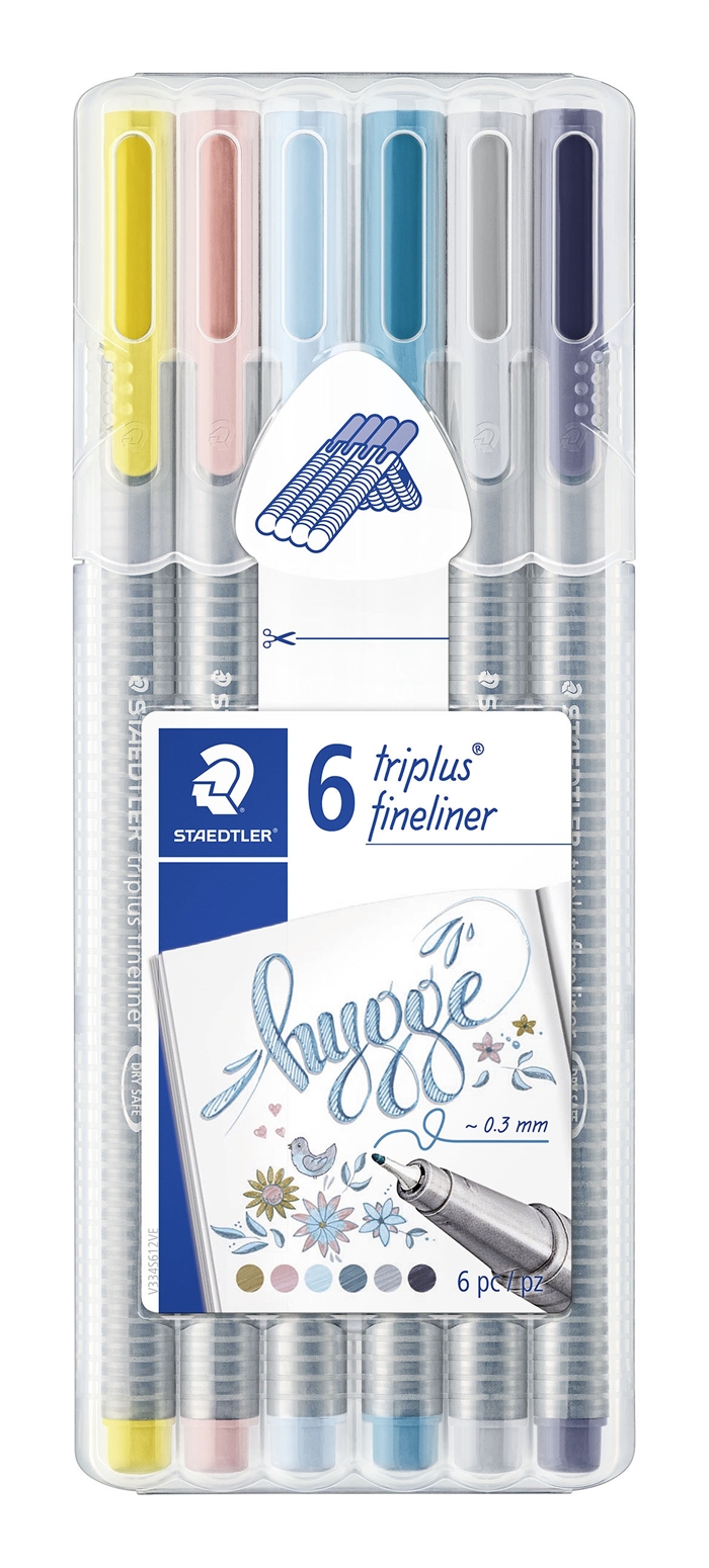 Staedtler Fineliner Triplus 0,3mm Hygge Ass (6)