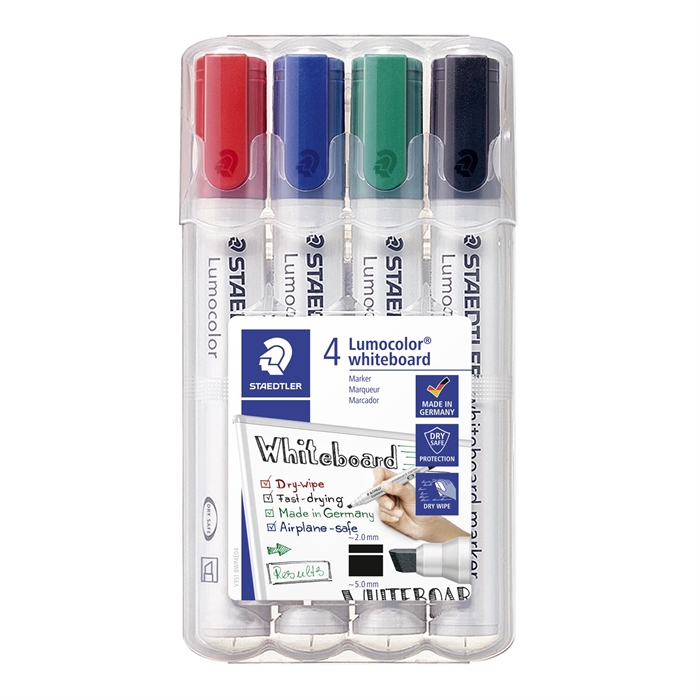 Staedtler WB Marker Lumocolor schräg 2-5mm sortiert (4)