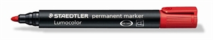 Staedtler Marker Lumocolor Perm rund 2,0mm rot.