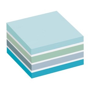 3M Post-it Notes 76 x 76 mm, cube block pastelblau