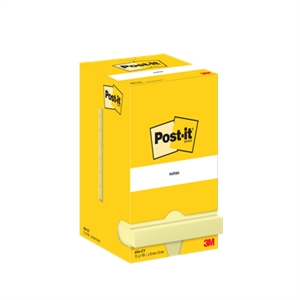 3M Post-it Haftnotizen 76 x 76 mm, gelb - 12 Pack