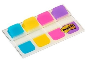 3M Post-it Index Tabs 16 x 38 mm, starke Farben