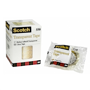 3M Tape Scotch 550 12mmx66m Flowpack klar