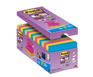 3M Post-it Z-Notes 76 x 76 mm, Super Sticky V-Pack - 16 Pack

3M Post-it Z-Notizen 76 x 76 mm, Super Sticky V-Pack - 16 Pack