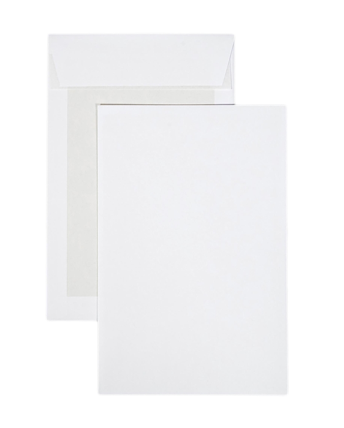 Büngers Kuvert mit Papier, B5, ohne Fenster und ungeraut, 100 Stück mit einem Gewicht von 450g (250).