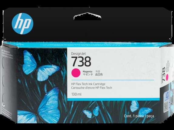 HP 738 130-ml Magenta DesignJet-Tintenpatrone