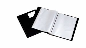 Esselte Displaybuch mit harten Einbänden A4 24 Taschen Schwarz