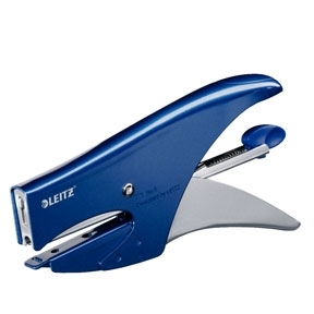 Leitz Heftgerät 5547 für 15 Blatt metallic blau