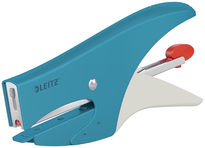 Leitz Heftzange Cosy Klammer, 10 Stück/15 Seiten, blau