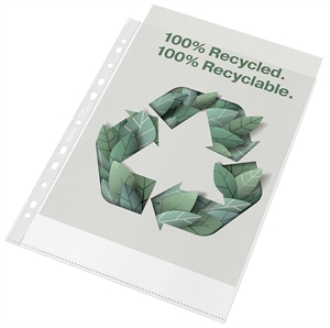 Esselte Pocket recycelt 70my PP geprägt A4 geprägt (100)