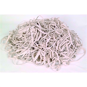 Siam Gummi Band 180x10,0mm weiß (1000g)