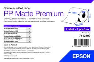Epson PP Matte Label Premium, Rolle, 220mm x 750m