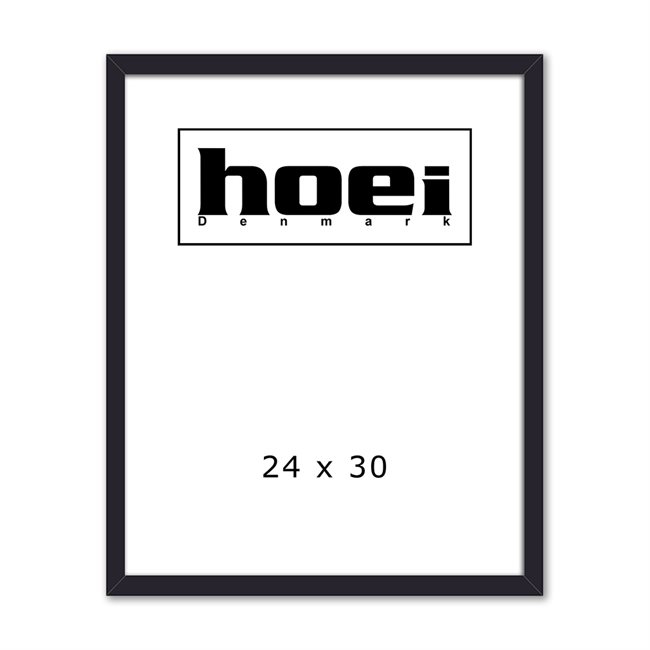 Sort Holzrahmen für Fotos und Plakate 24 x 30 cm