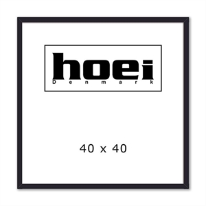 Sort Holzrahmen für Fotos und Poster 40 x 40 cm