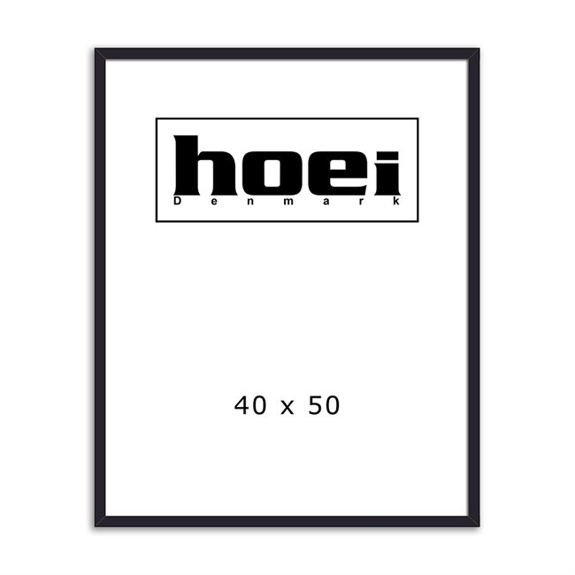 Sort Holzrahmen für Fotos und Poster 40 x 50 cm