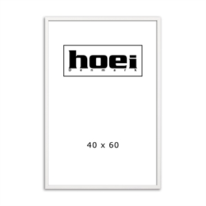 Weißer Holzrahmen für Fotos und Poster 40 x 60 cm