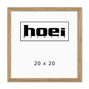 Massiver Eichenholzrahmen für Fotos und Poster 20 x 20 cm