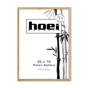 Bambus-Holzrahmen für Fotos und Poster 50 x 70 PLEXI cm
