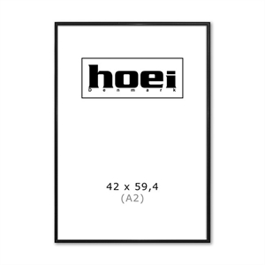 Schwarzer Aluminiumrahmen 42 x 59,4 cm (A2)
