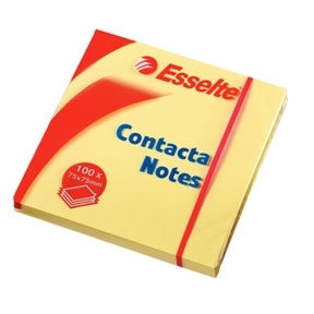 Esselte Contacta Notizen 75 x 75 mm, gelb