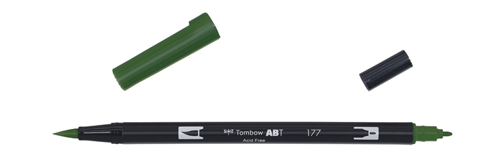 Tombow Marker ABT Dual Brush 177 dunkeljade