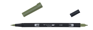 Tombow Marker ABT Dual Brush 228 grau grün
