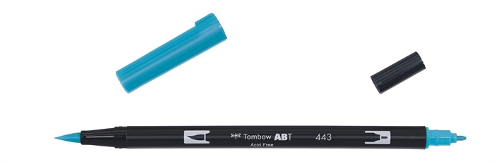 Tombow Marker ABT Dual Brush 443 türkis