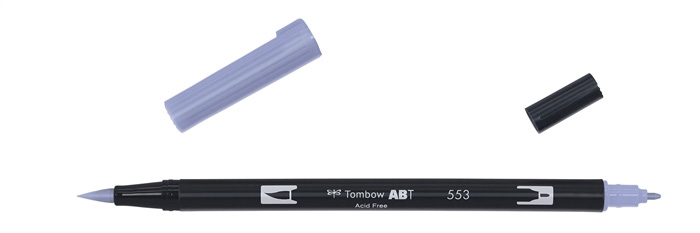 Tombow Marker ABT Dual Brush 553 Nebel Lila