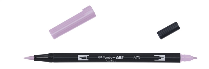 Tombow Marker ABT Dual Brush 673 Orchidee