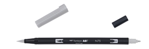 Tombow Marker ABT Dual Brush N75 kühles Grau 3