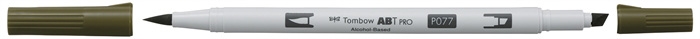 Tombow Marker Alkohol ABT PRO Dual Brush 077 antikes Bronze