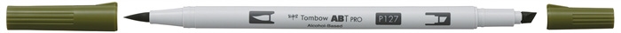 Tombow Marker Alkohol ABT PRO Dual Brush 127 Artischocke
