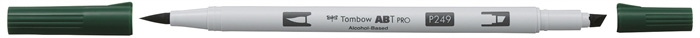 Tombow Marker Alkohol ABT PRO Dual Brush 249 Jägergrün