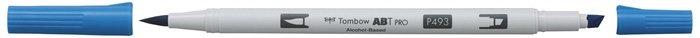 Tombow Marker Alkohol ABT PRO Dual Brush 493 Reflexblau