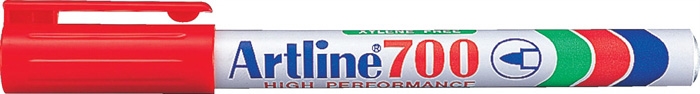 Artline Marker 700 Permanent 0.7 Rot