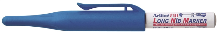 Artline Marker 710, Lange Spitze, Blau.