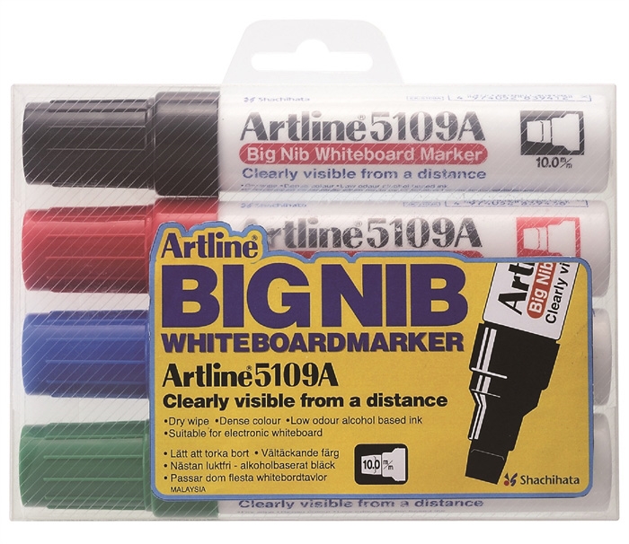 Artline Whiteboard Marker 5109A GROSS für 4er-Set