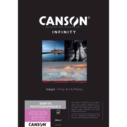 Canson Baryta Photographique 310 g/m² - A2, 25 Blättern