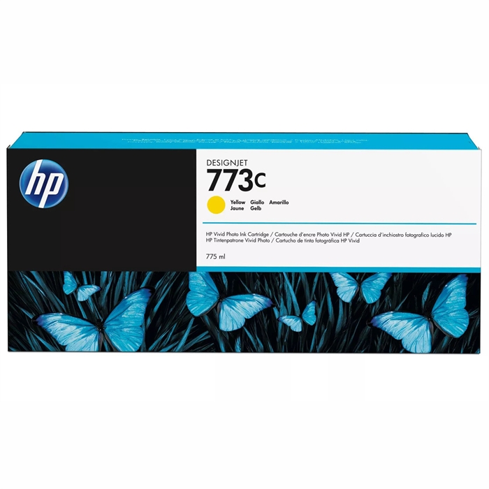 HP 773C yellow Tintenpatrone, 775 ml