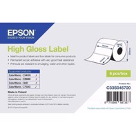 High Gloss Etiketten - gelochte Etiketten 76 mm x 51 mm (2310 etiketten)